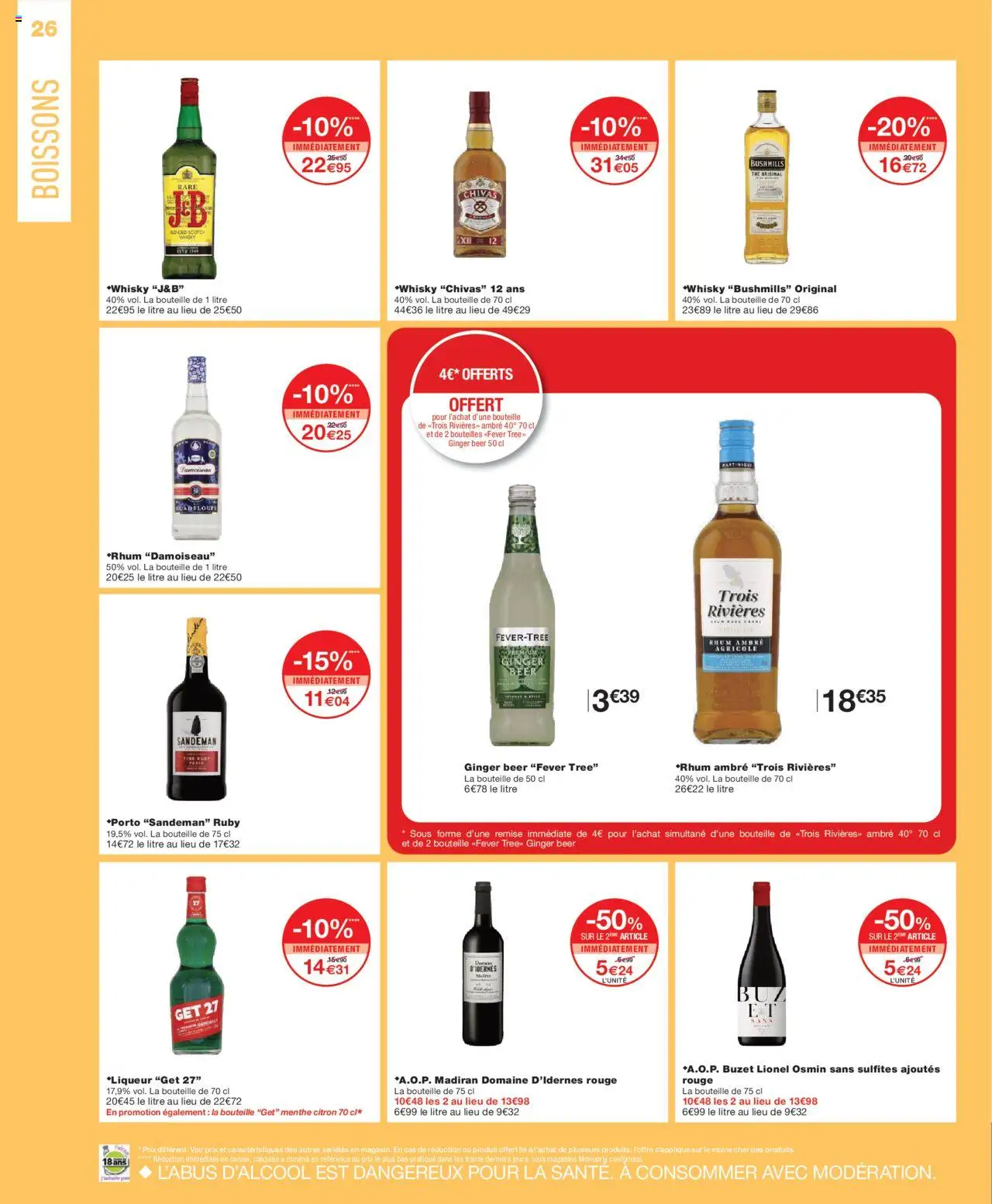 {H1} | Page: 26 | Produits: Whisky, Citron, Liqueur, Rhum