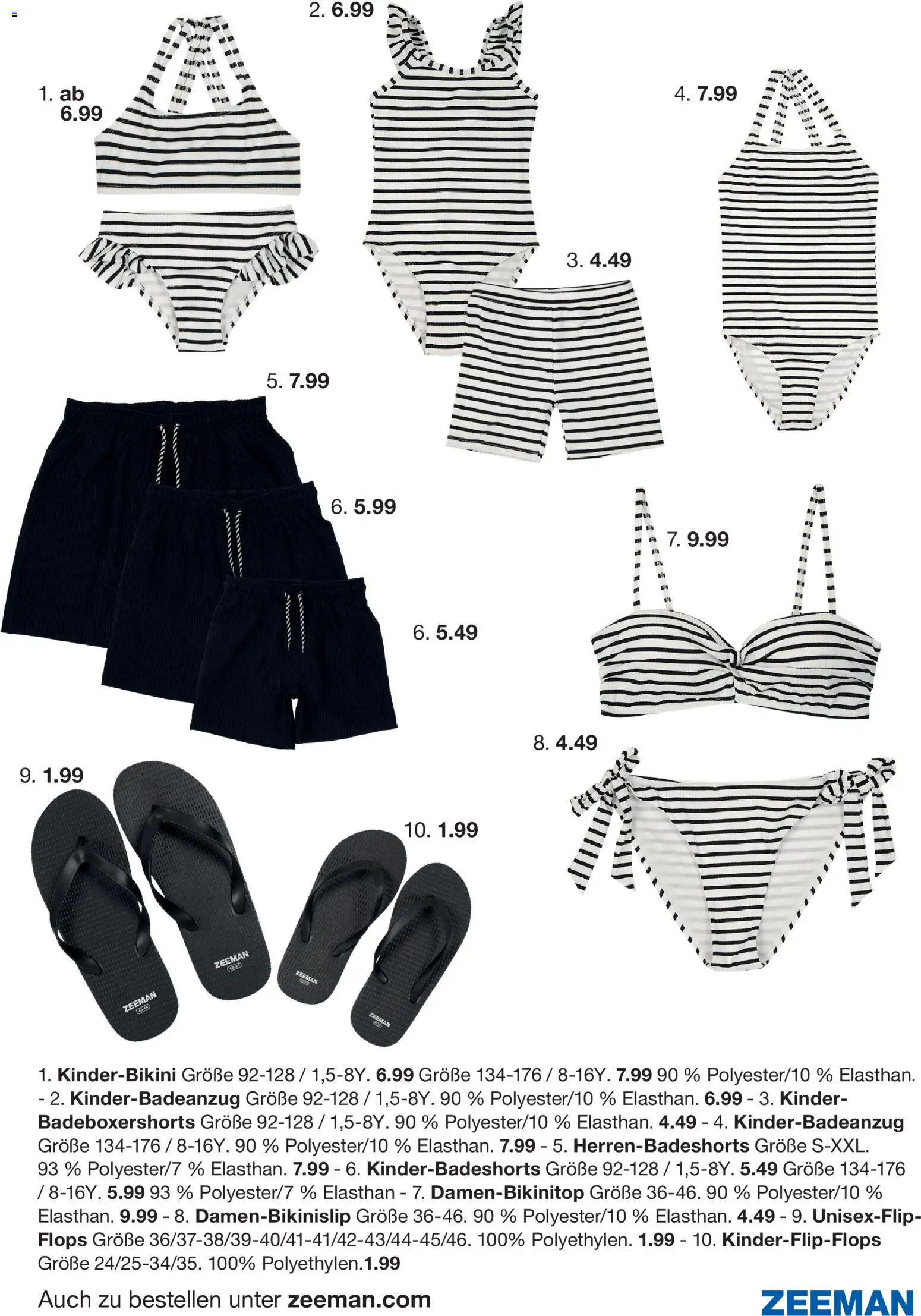 Zeeman Prospekt 	 – gültig ab 25.04.2026 | Seite: 3 | Produkte: Flops