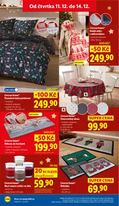 Náhled letáku Livarno home® Flanelové ložní povlečení, souprava, materiál: polyester, polštář: 70 x 90 cm, přikrývka: 140 x 200 cm od 11.12.2025 | Strana: 42