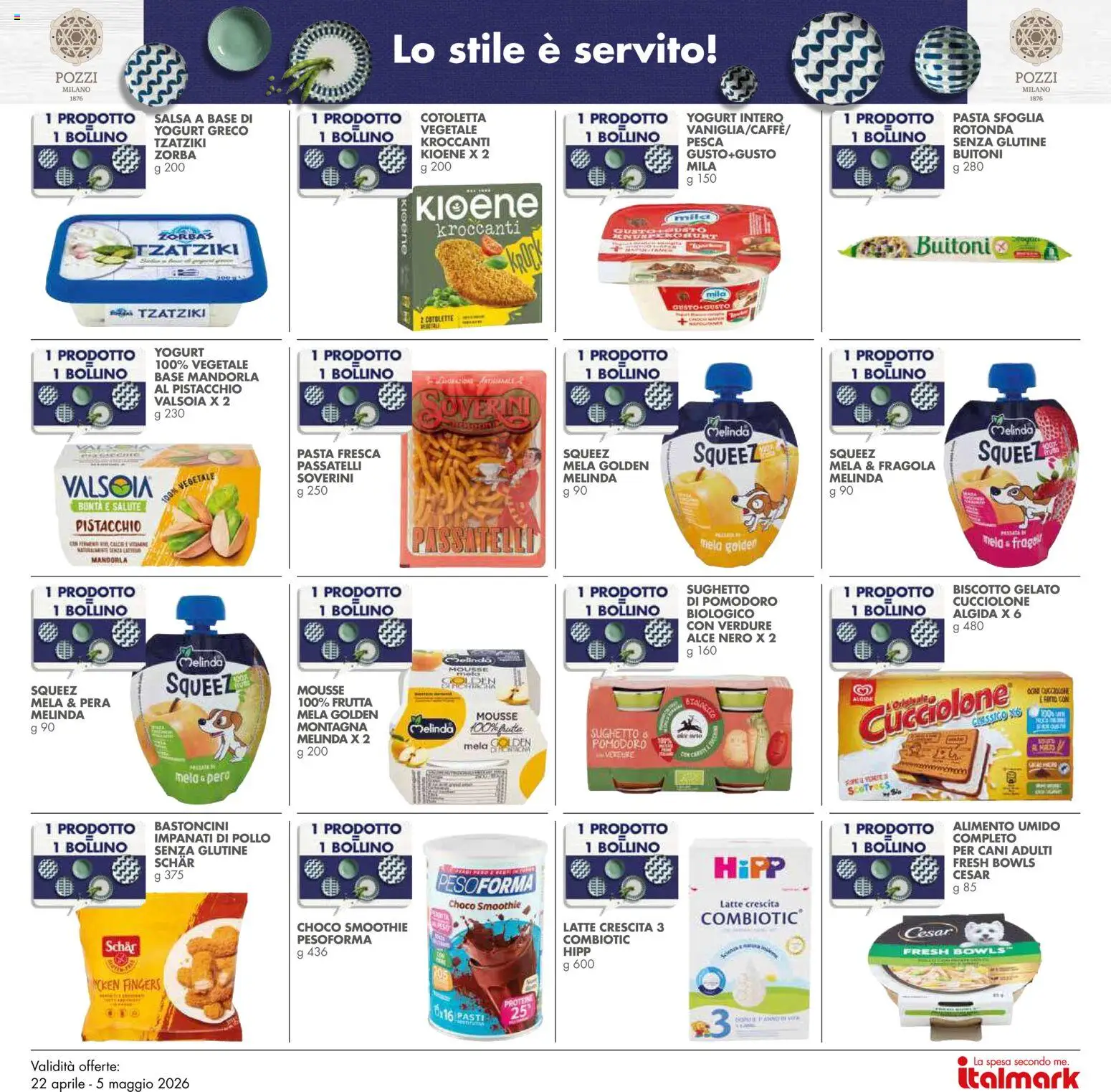 Volantino Italmark del 22.04.2026 | Pagina: 25 | Prodotti: Yogurt, Mele, Salsa, Pomodoro