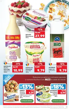 Ofertele Kaufland valabile de la 25.02.2026 | Pagină: 23 | Produse: Lapte, Kefir, Mascarpone, Verdeață