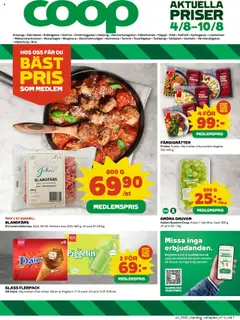 Coop - Almunge - Förhandsvisning av reklamblad från butik Coop aktuell från 04.08.2025
