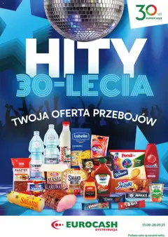Pogląd oferty "Eurocash Gazetka - Hity 30-lecia" - ważna od 15.09.2025