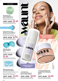 Ofertele Oriflame valabile de la 15.04.2026 | Pagină: 98 | Produse: Bentiță de păr, Cremă de zi, Cremă, Pește