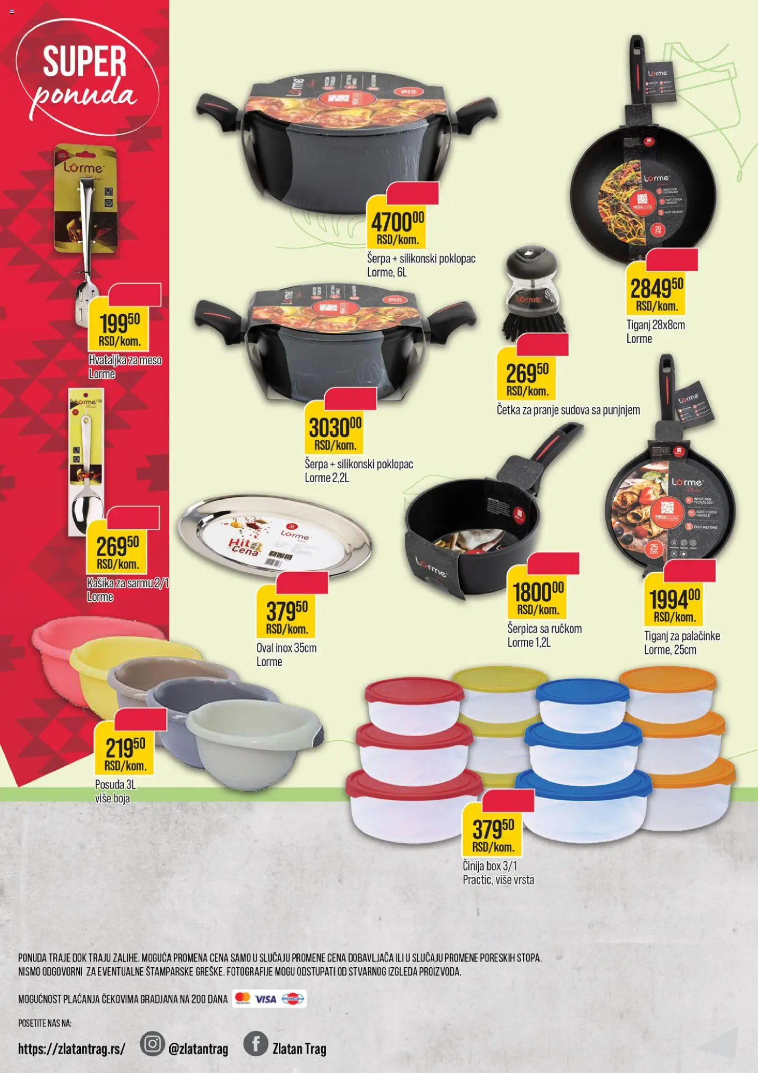 Zlatan Trag katalog - važi od 17.12.2025 | Strana: 12 | Proizvode: Četka, Palačinke, Tiganj