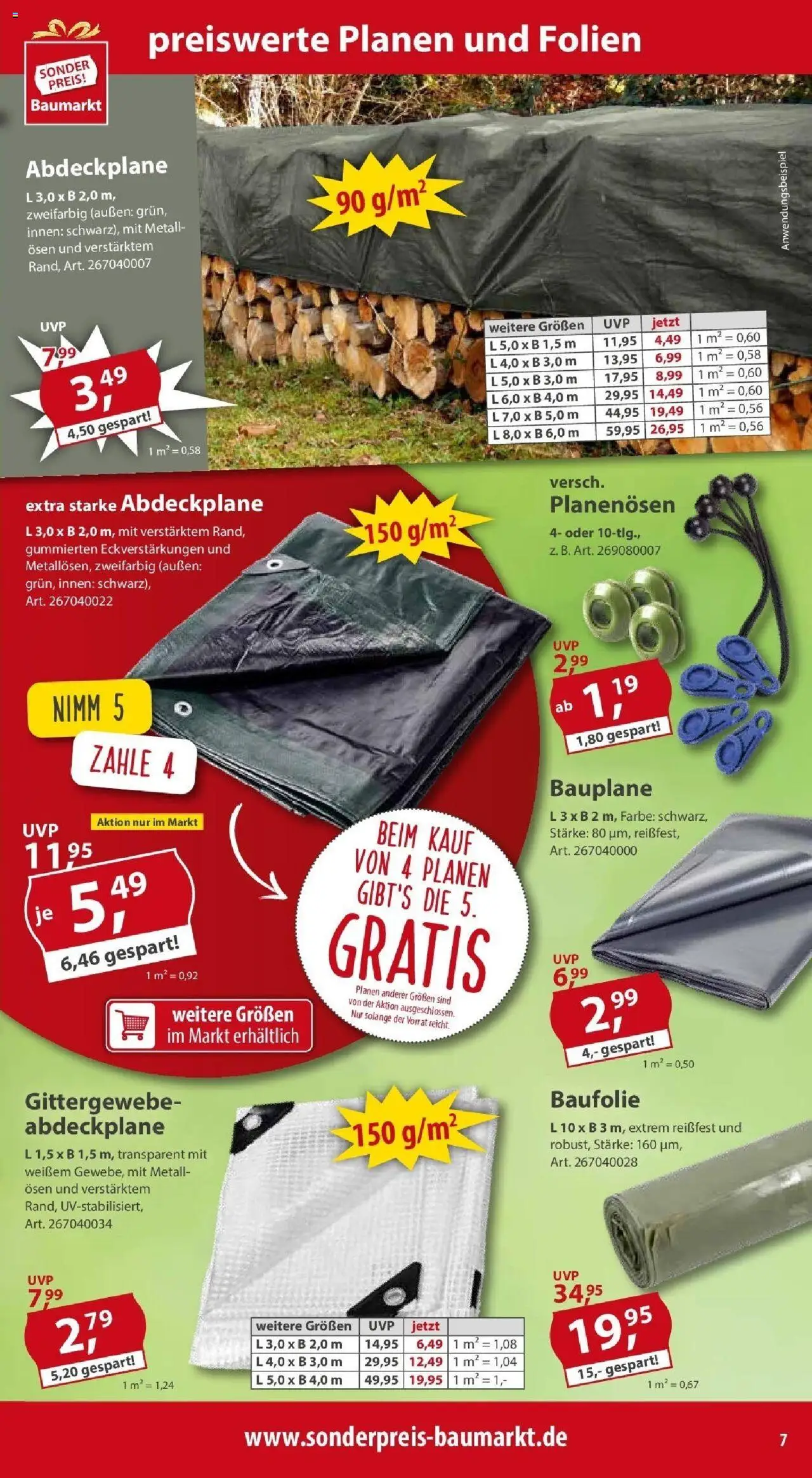 Sonderpreis Baumarkt - Wiedereröffnung Wenden - gültig ab dem 13.05.2025 | Seite: 7