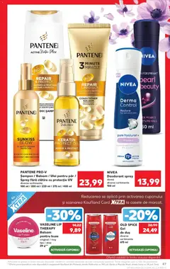 Ofertele Kaufland valabile de la 21.01.2026 | Pagină: 47 | Produse: Șampon, Balsam, Ulei, Deodorant