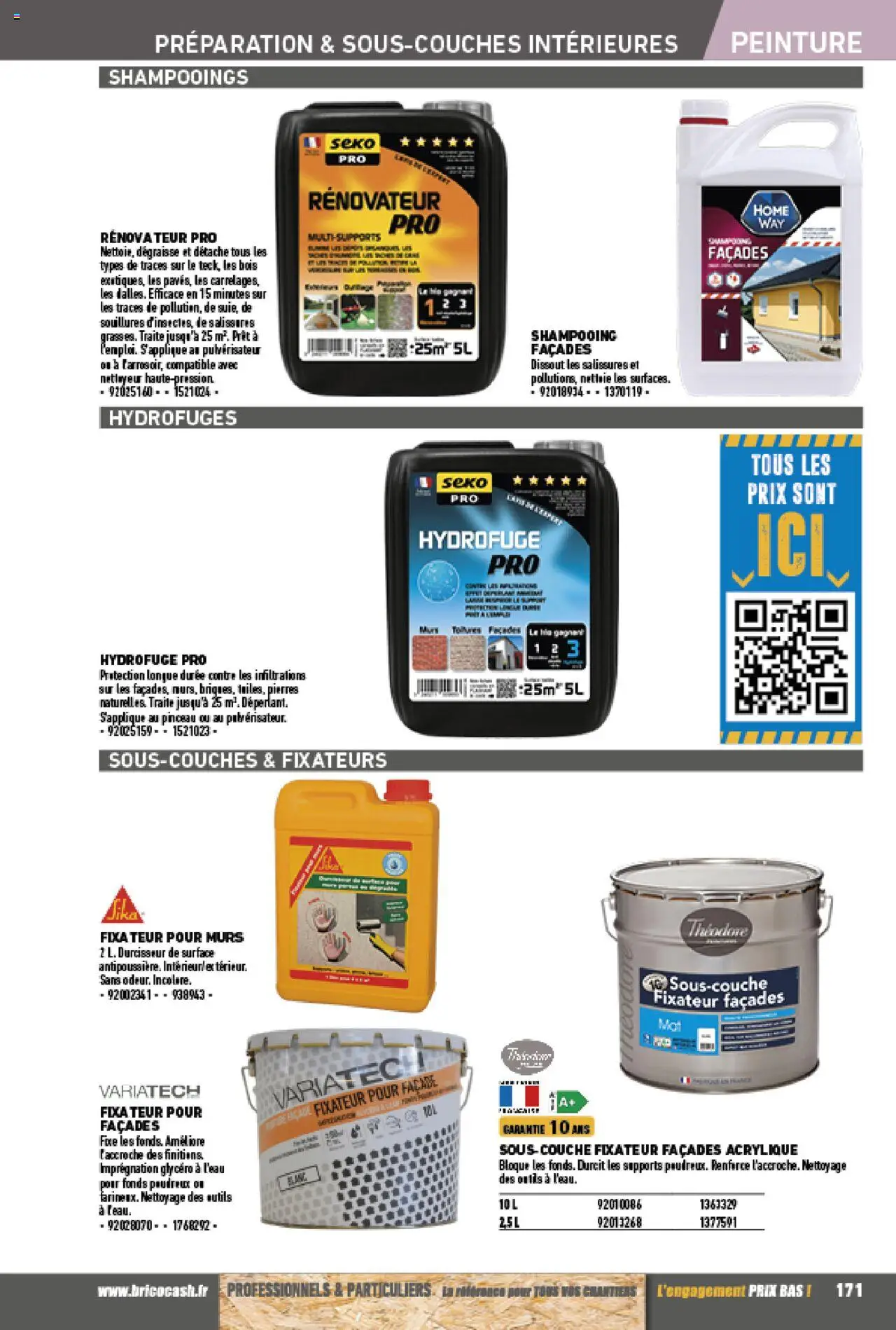 {H1} | Page: 171 | Produits: Fixateur, Pinceau, Shampooing