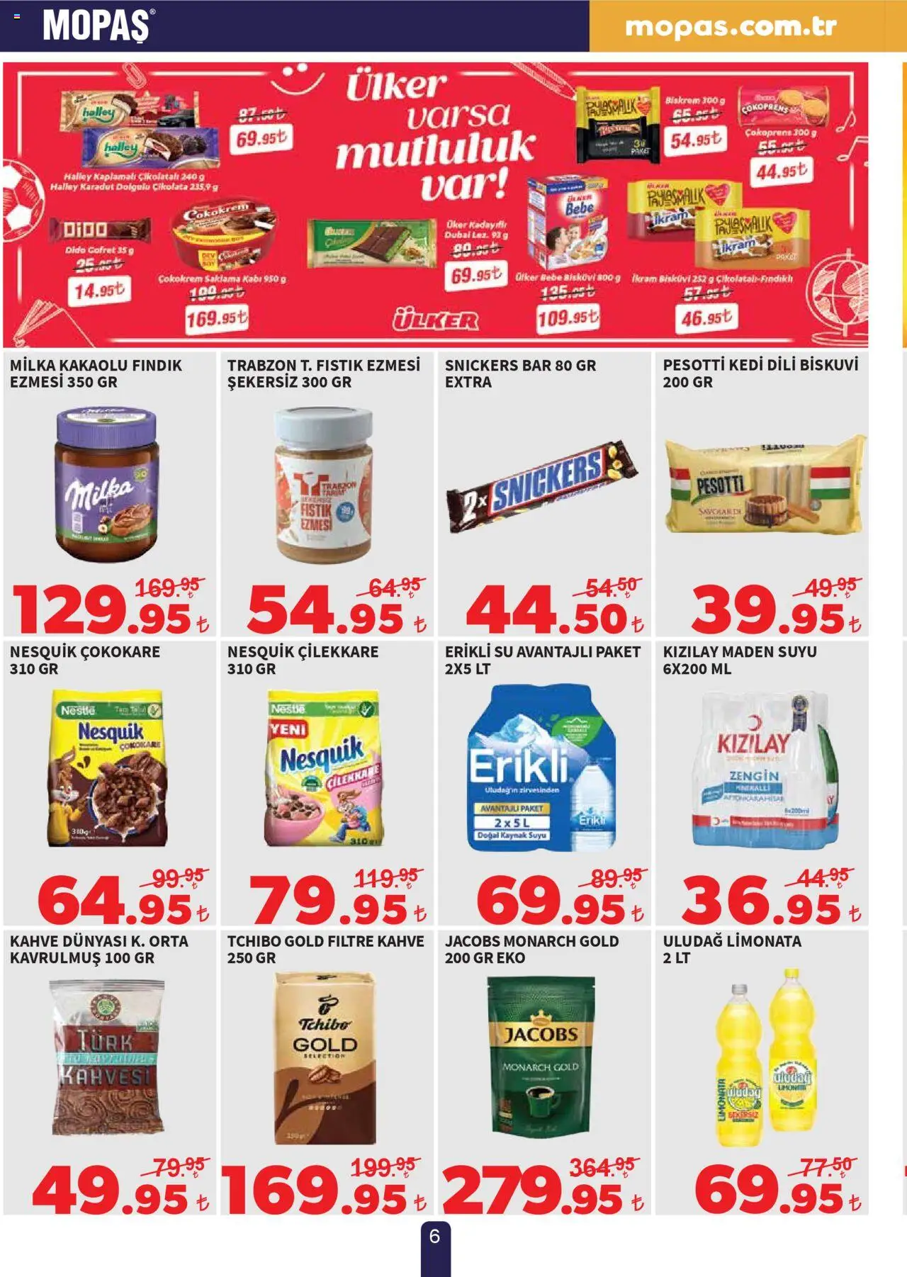 Mopaş Katalog - 18.10.2025 tarihinden itibaren geçerlidir | Sayfa: 6 | Ürünler: Erik, Fıstık, Kahve, Çikolata