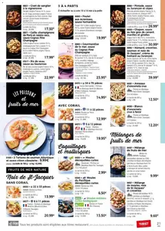 Thiriet - Prévisualisation de Thiriet -  Livraison à domicile valide à partir de 01.03.2026 | Page: 27 | Produits: Fruits de mer, Poêle, Homard, Crème