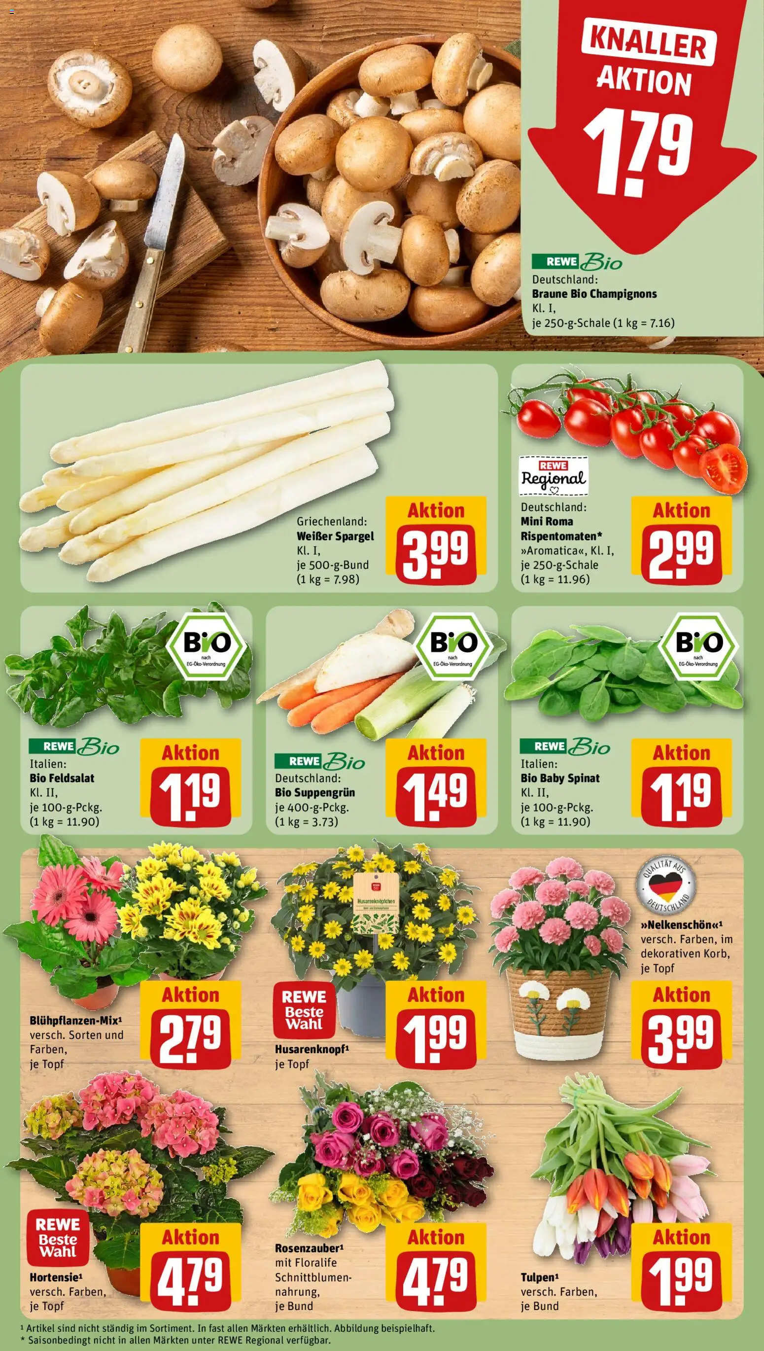 Rewe ihr Kaufpark Prospekt 	 – gültig ab 07.04.2026 | Seite: 5 | Produkte: Spargel, Champignons