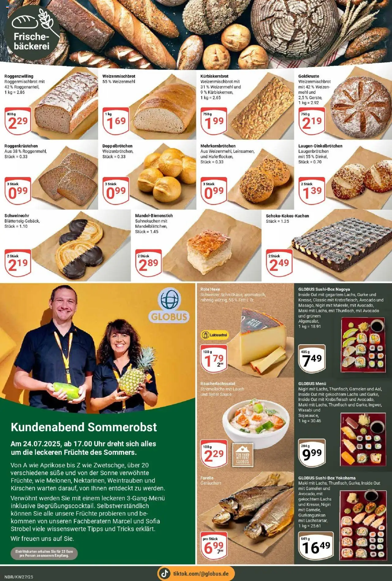 Globus prospekt Neubrandenburg	 - gültig ab dem 29.06.2025 | Seite: 10 | Produkte: Weizenmehl, Garnelen, Weintrauben, Uhr