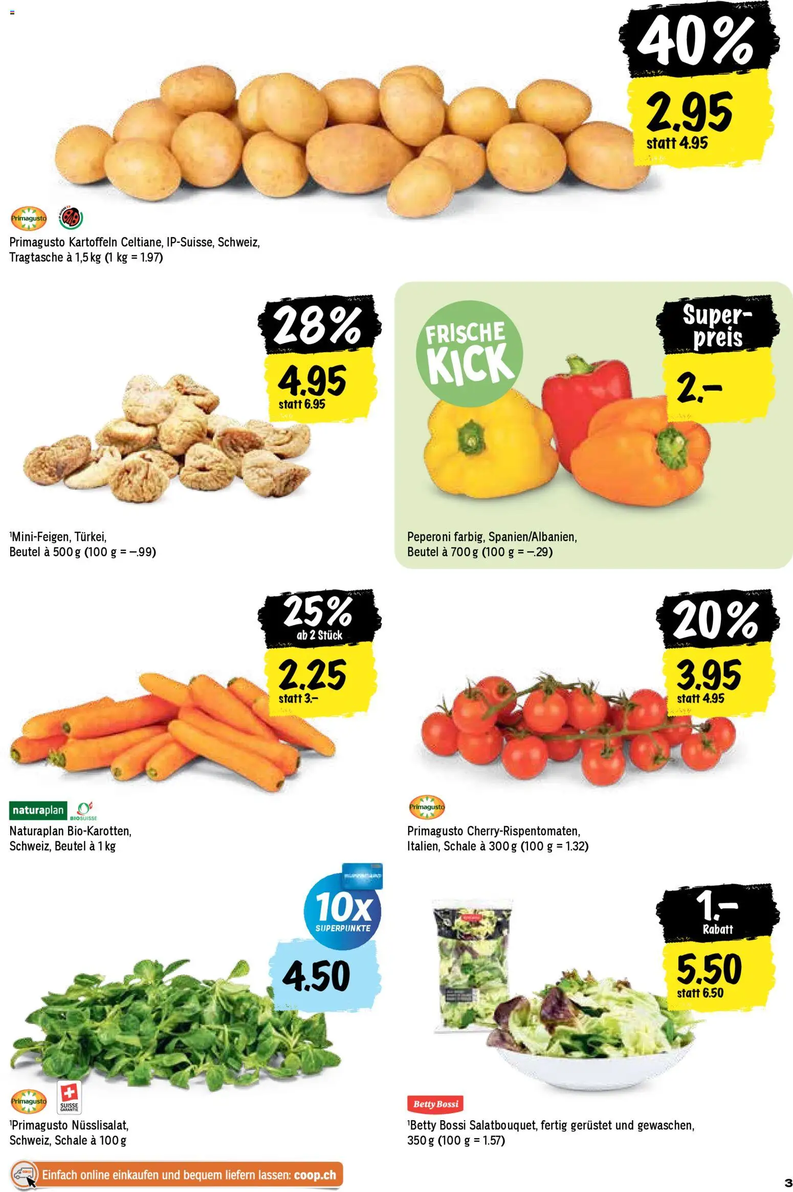 Coop Aktionen – gültig ab 22.12.2025 | Seite: 3 | Produkte: Kartoffeln