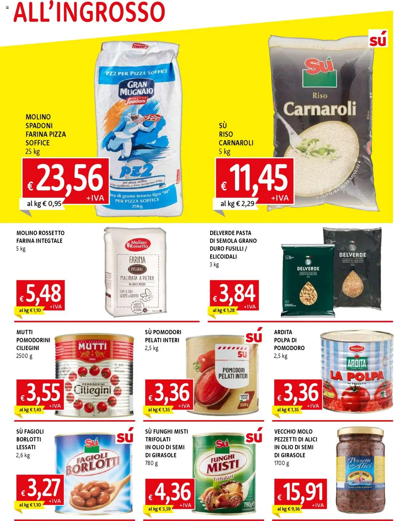 Volantino Famila del 31.07.2025 | Pagina: 3 | Prodotti: Olio, Pomodori, Mutti, Alici