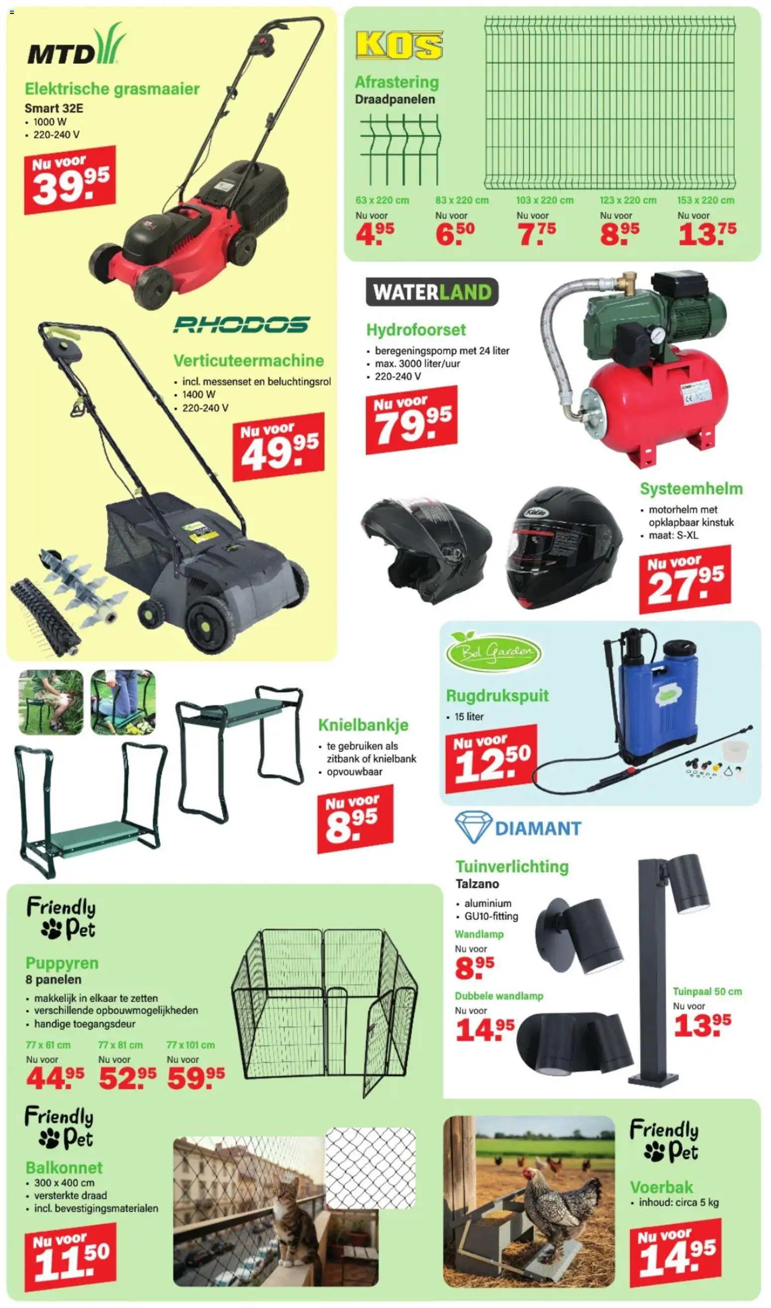 {H1} | Pagina: 3 | Producten: Zitbank, Draad, Grasmaaier, Messenset