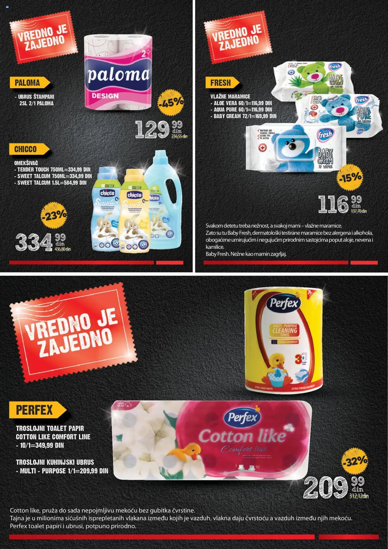 Idea katalog - važi od 18.09.2025 | Strana: 24 | Proizvode: Toalet papir, Ubrus, Vlažne maramice