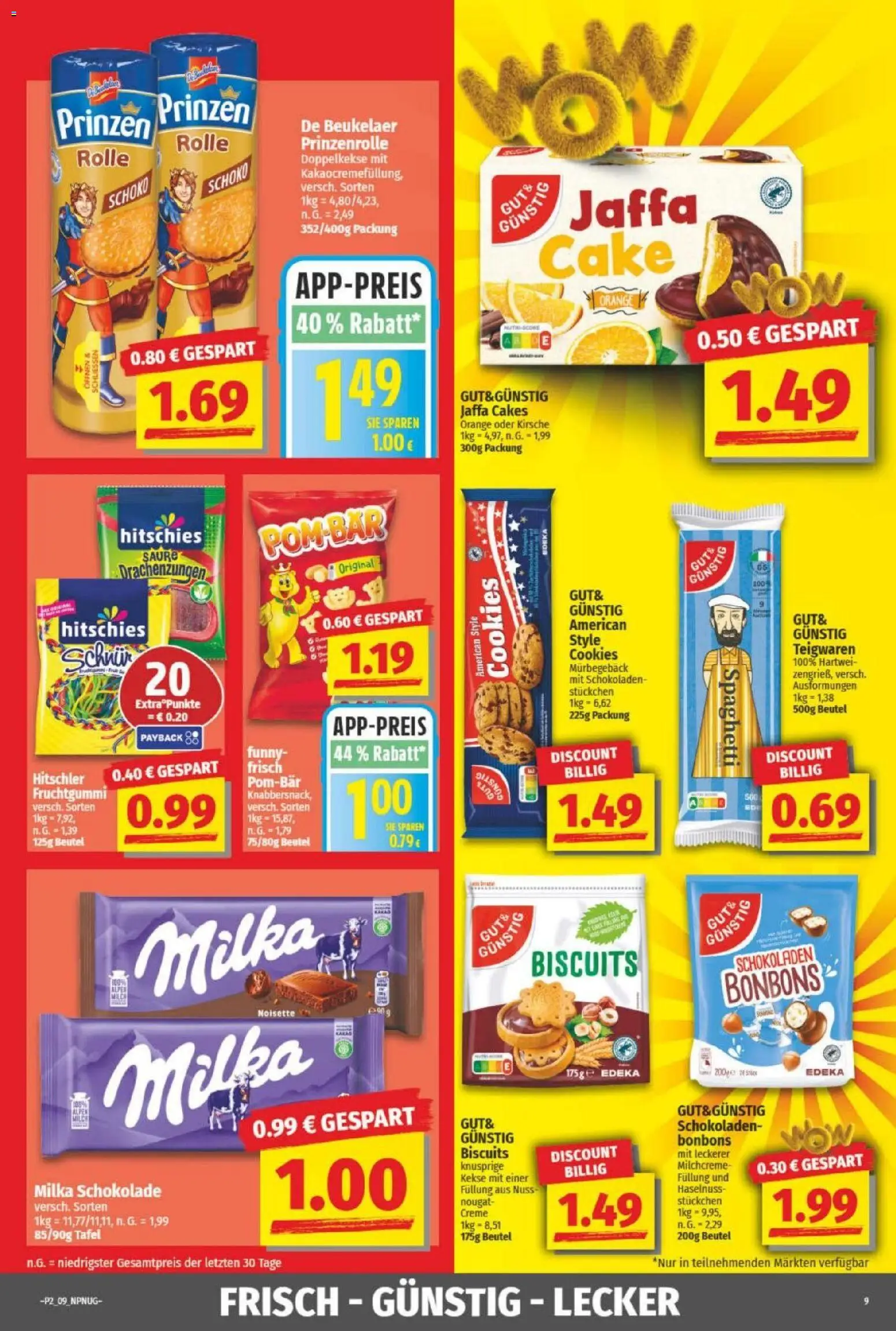 NP Discount Prospekt – gültig ab 04.01.2026 | Seite: 9 | Produkte: Schokolade, Milka, Creme, Kekse