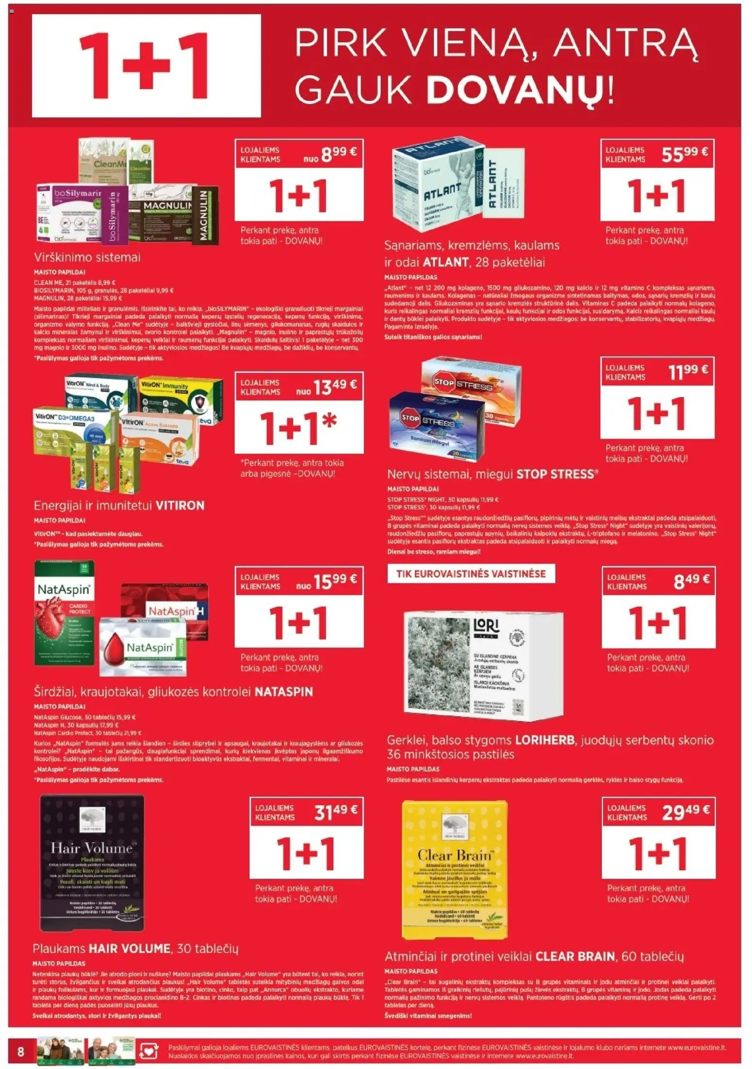 EUROVAISTINĖ akcijos nuo 01.01.2026 | Puslapis: 8