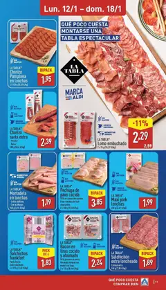 Vista previa LA TABLA® Salchichón extra loncheado, Calidad extra., 240 g válido desde el 12.01.2026 | Página: 11