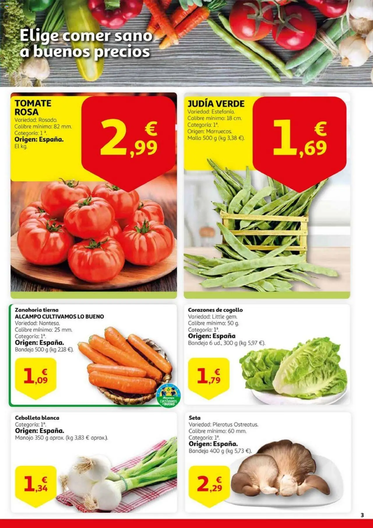 Alcampo - Especial Mascotas Guanya en estalvi │ válido desde el 20.05.2025 | Página: 3 | Productos: Zanahoria, Bandeja