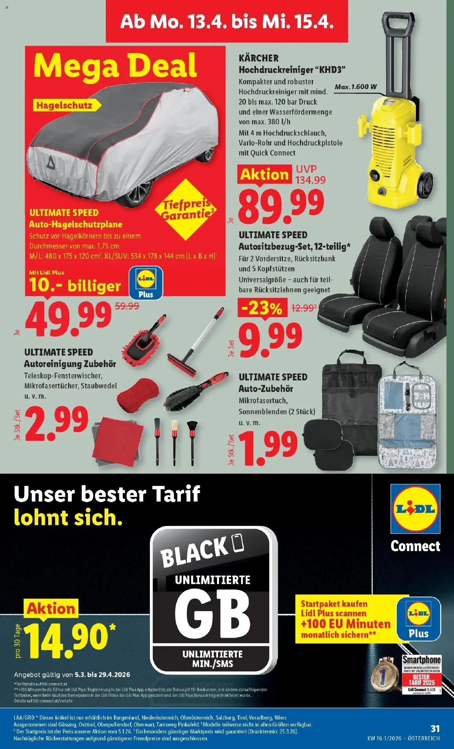Lidl Flugblatt - Wien, Langenzersdorf, Zwettl gültig ab 08.04.2026 | Seite: 34 | Produkte: Smartphone