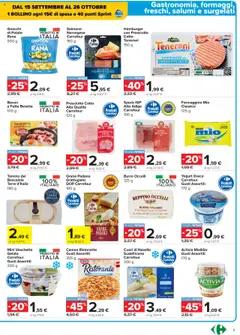 Volantino Carrefour del 18.09.2025 | Pagina: 5 | Prodotti: Salmone, Centrifuga, Pancetta, Tomino