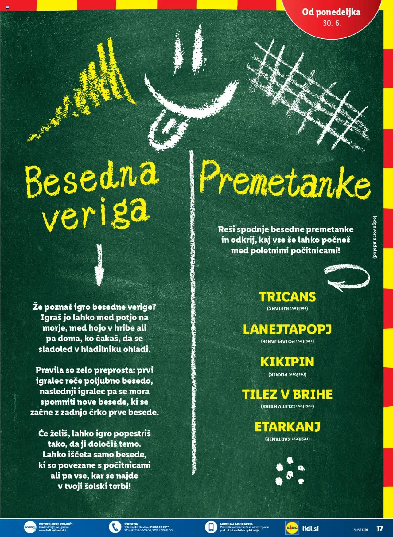 Lidl katalog vše za šolo │ velja od 30.06.2025 | Stran: 17 | Izdelki: Sladoled