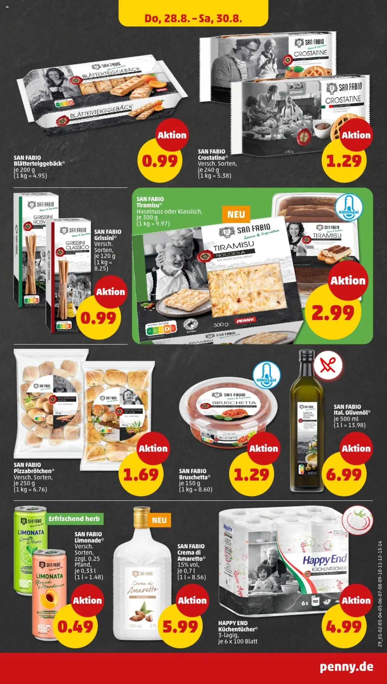 Penny Prospekt 	 - gültig ab dem 25.08.2025 | Seite: 29 | Produkte: Olivenol, Limette, Pizza