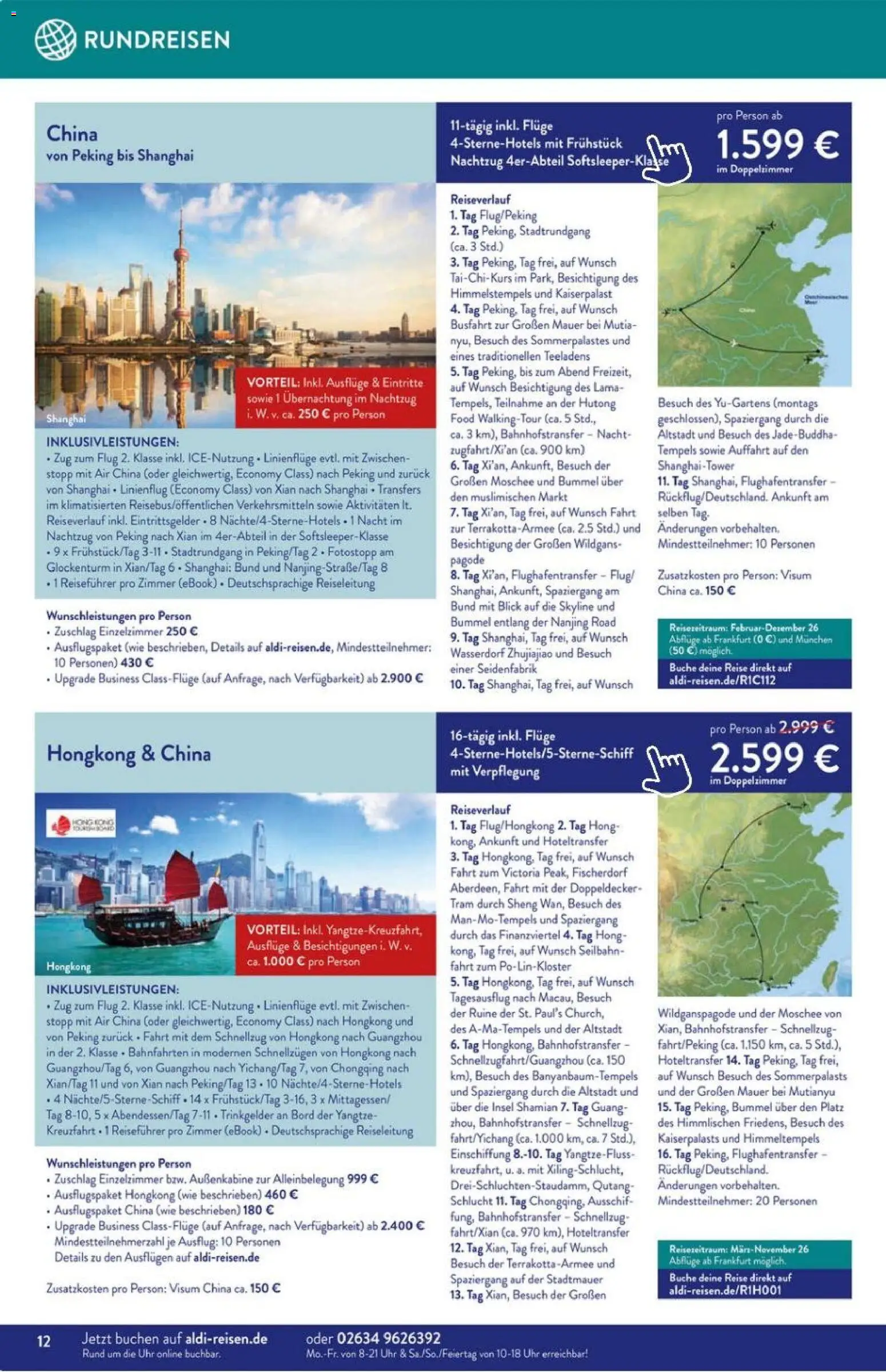 Aldi Süd Reisemagazin November 2025 – gültig ab 01.11.2025 | Seite: 12