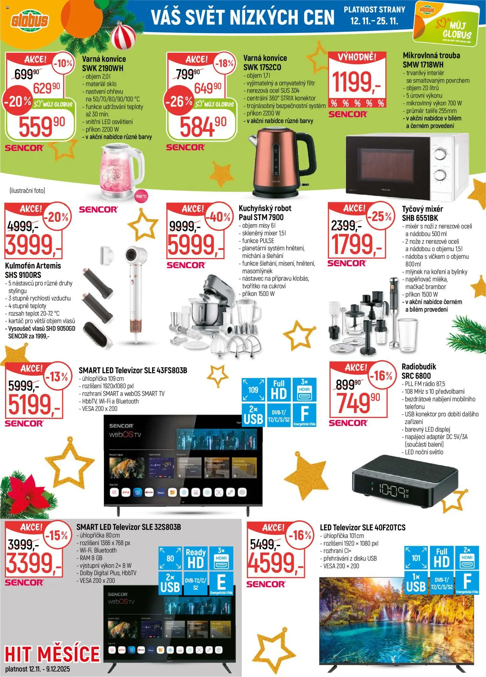 Globus leták - Opava od 12.11.2025 | Strana: 38 | Produkty: Adaptér, Mikrovlnná trouba, LED, Kartáč