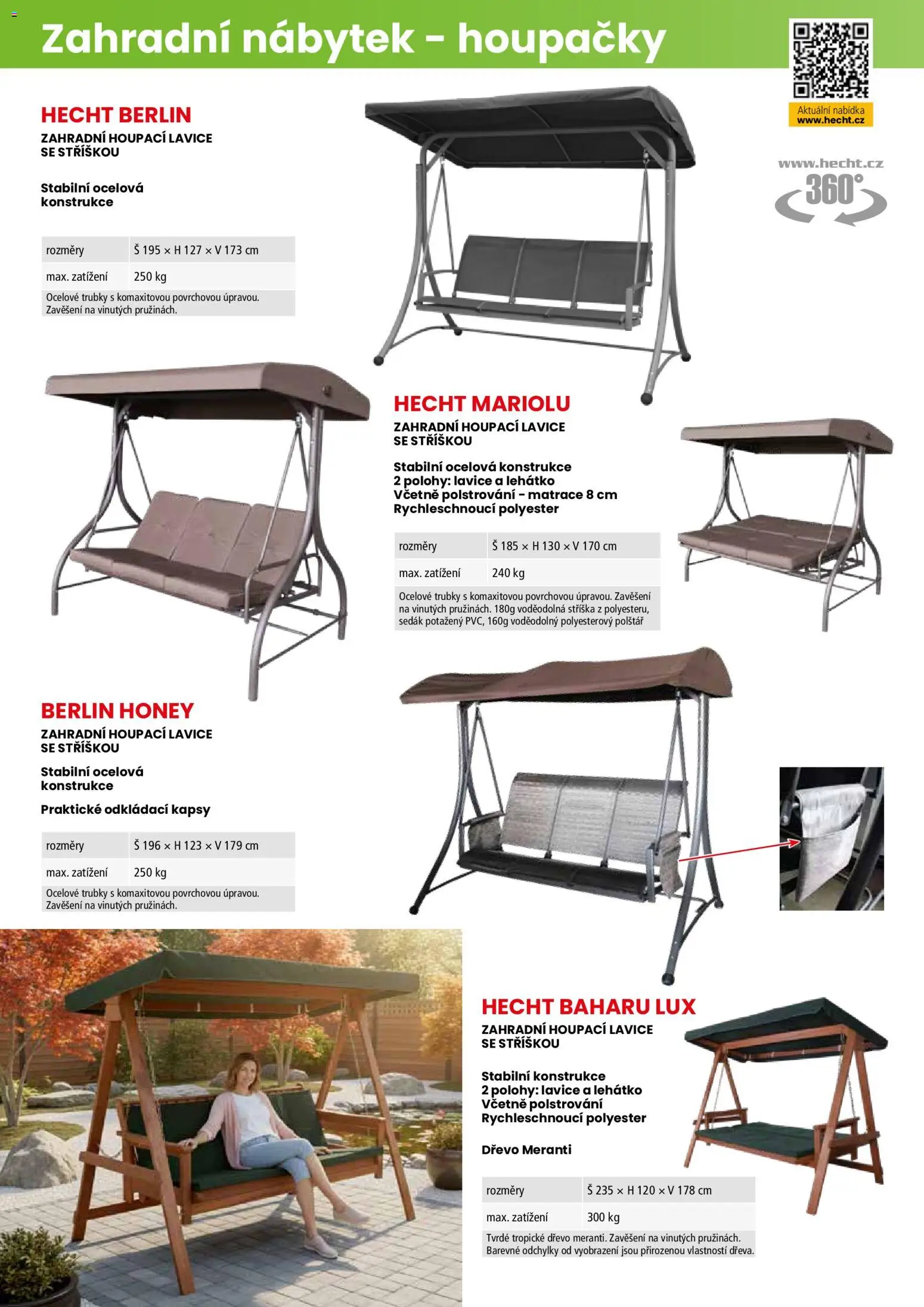 Hecht katalog - Jaro - léto 2026 od 19.02.2026 | Strana: 130 | Produkty: Hecht, Matrace, Polštář, Zahradní nábytek
