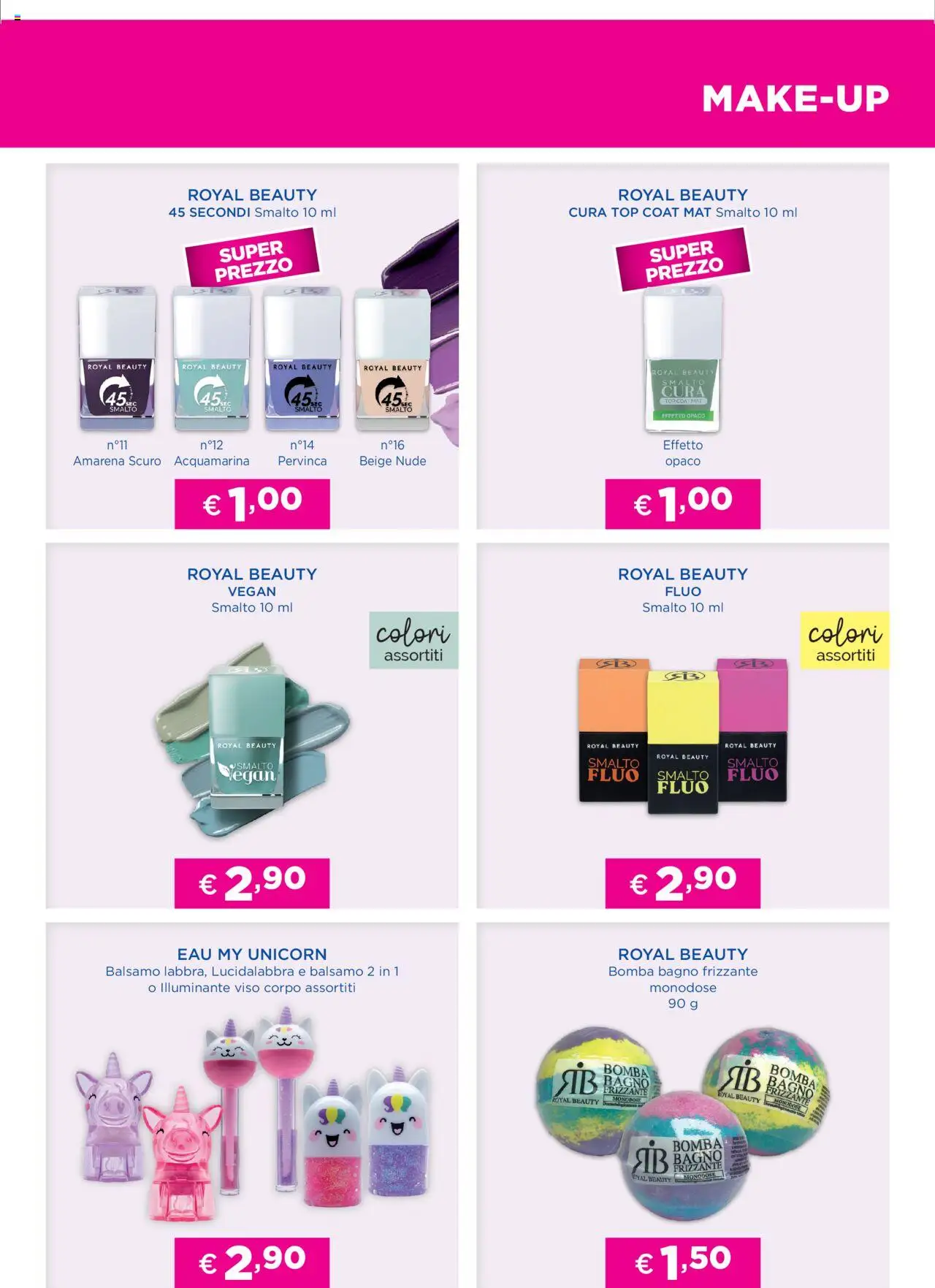 Volantino Acqua e Sapone del 08.08.2025 | Pagina: 3 | Prodotti: Lucidalabbra, Bomba bagno, Top, Amarena