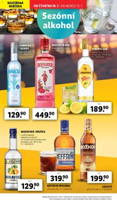 Lidl leták od 10.07.2025 | Strana: 28 | Produkty: Heffron, Brandy, Božkov, Beefeater