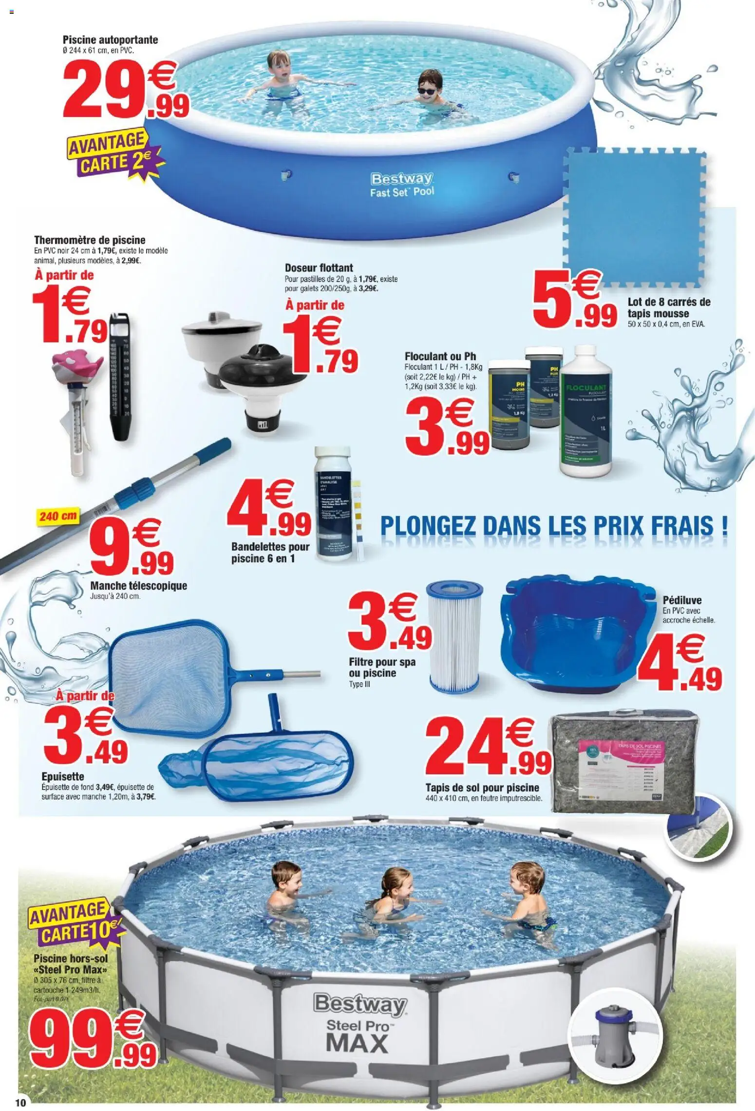 {H1} | Page: 10 | Produits: Filtre, Thermomètre, Mousse, Tapis