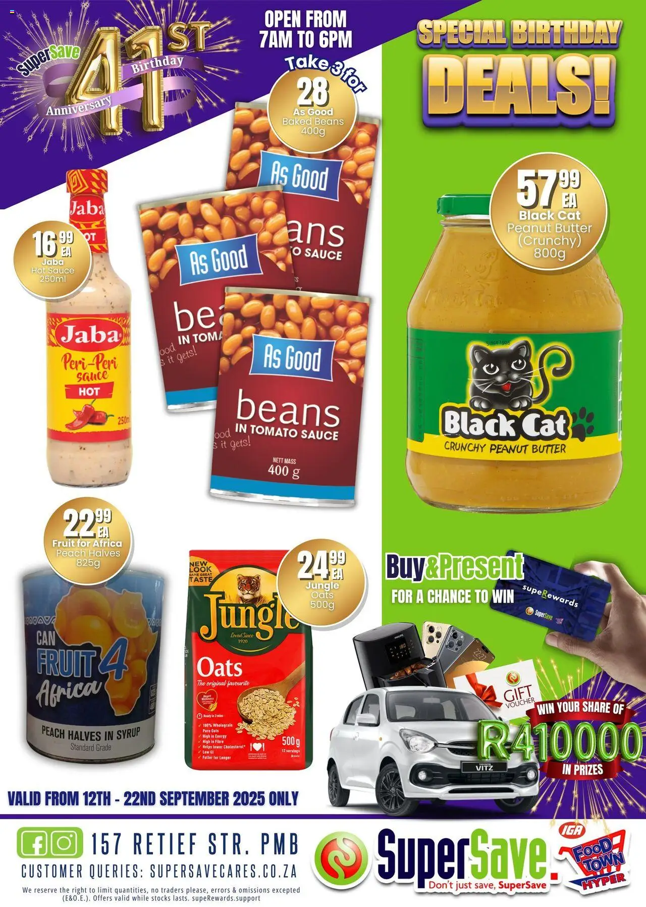 New Super Save catalogue – valid from 16.09.2025 | Page: 24 | Products: Beans, Butter, Fruit, Sauce