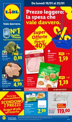 Anteprima del volantino Volantino Lidl	 valido a partire dal 19.01.2026