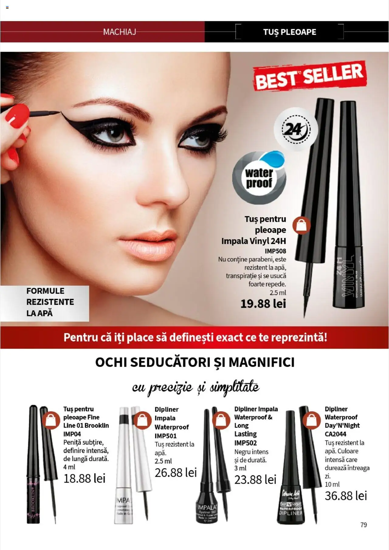 Noul catalog Lady’s – valabil de la 01.08.2025 | Pagină: 79 | Produse: Machiaj, Apă