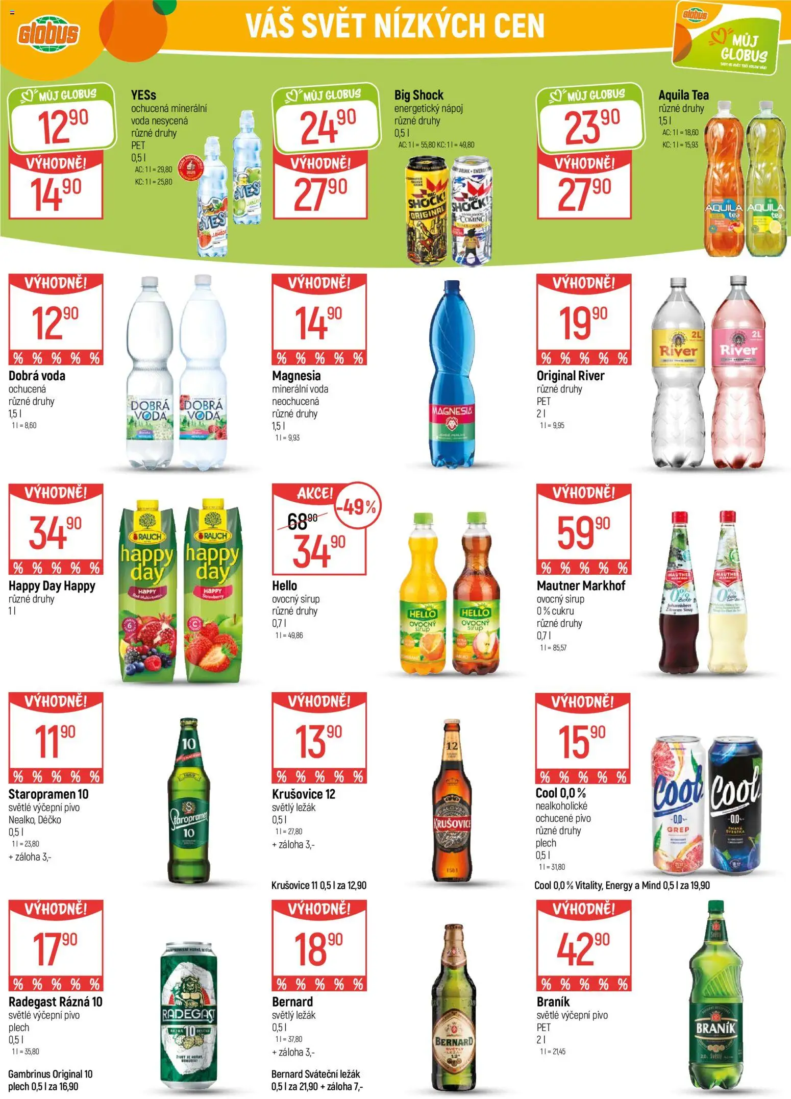 Globus leták - Ostrava od 18.03.2026 | Strana: 30 | Produkty: Grep, Plech, Krušovice, Pivo plech