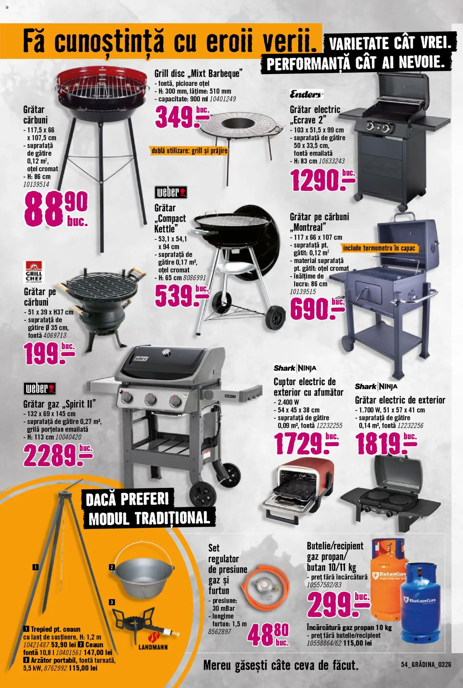 Noul catalog Hornbach – valabil de la 23.03.2026 | Pagină: 54 | Produse: Disc, Cuptor, Grill, Grătar