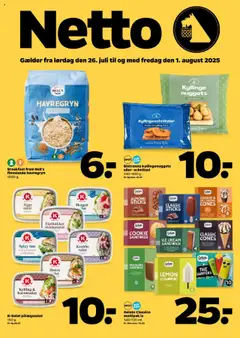 Eksempel på tilbudsavis Netto - Tilbudsavis fra butik Netto gyldig fra 26.07.2025
