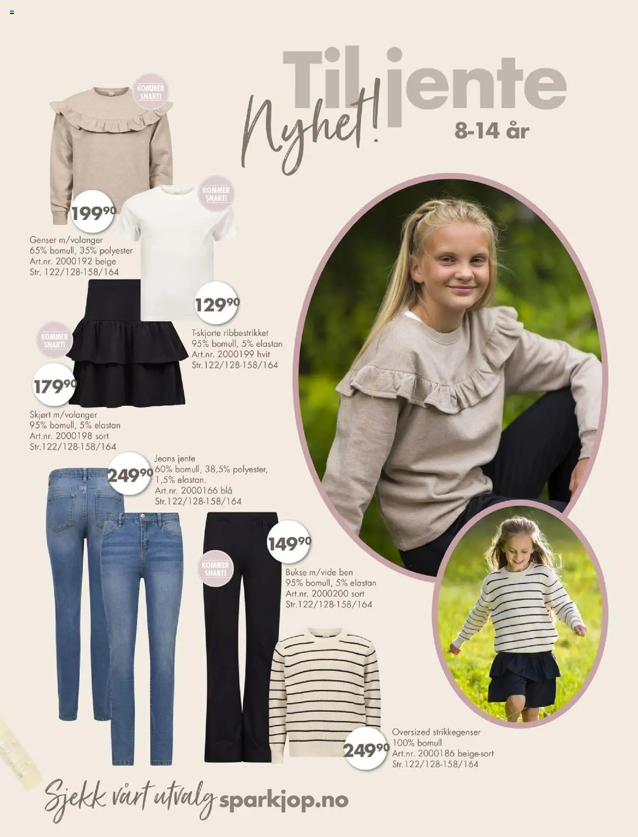 {H1} | Side: 39 | Produkter: Nuisette, Skjørt, Genser, Jeans