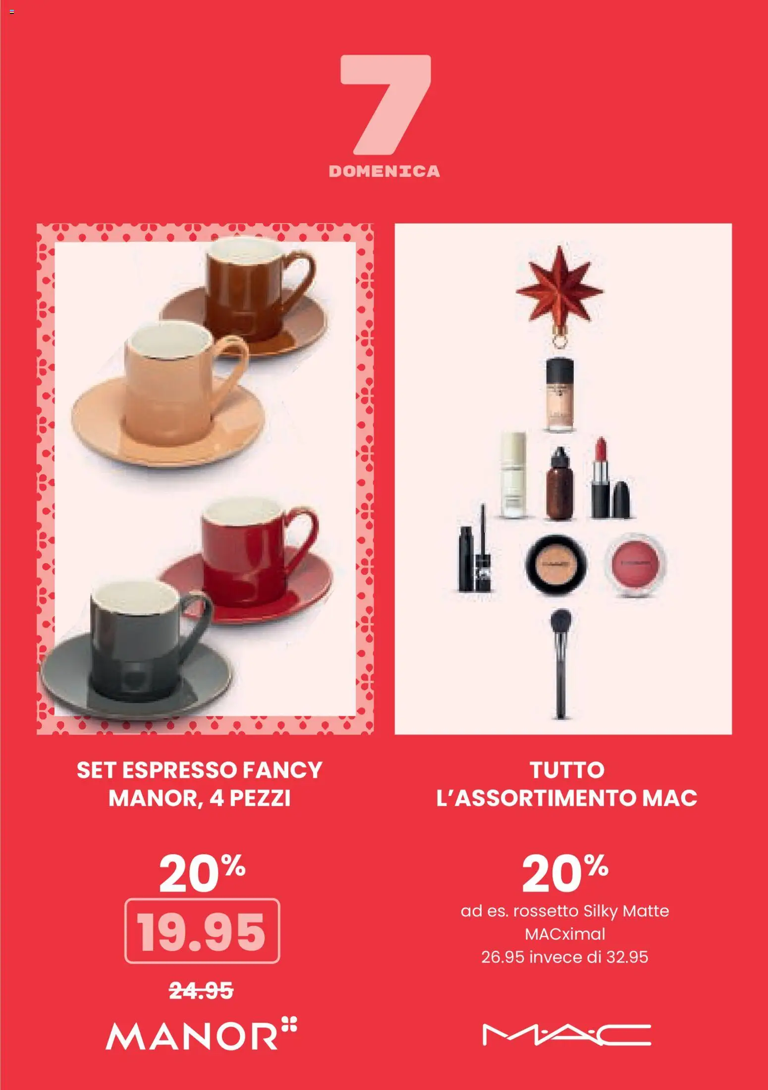 Manor Aktionen Calendario dell'Avvento – gültig ab 01.12.2025 | Seite: 9