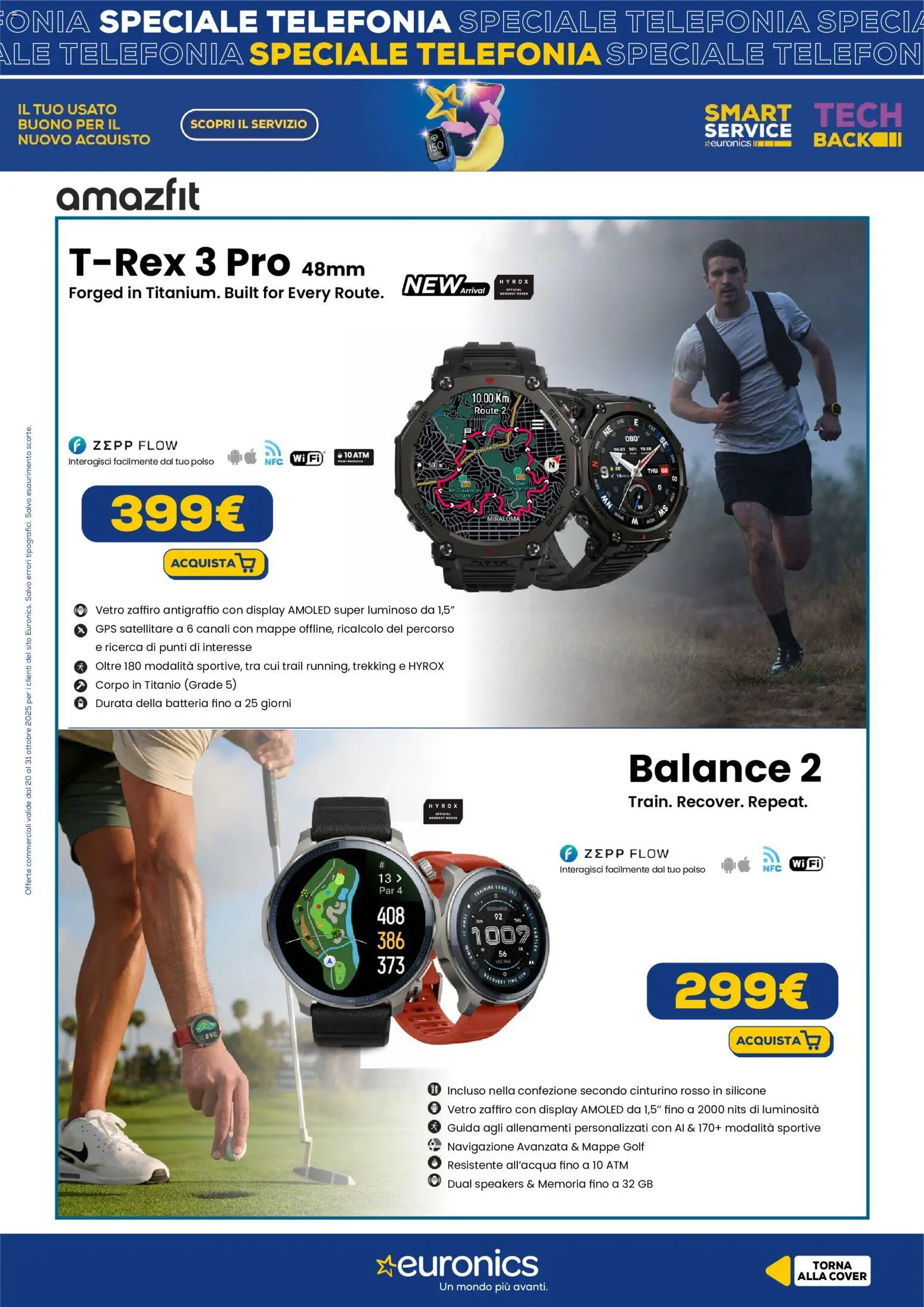 Volantino Euronics del 20.10.2025 | Pagina: 9 | Prodotti: Satellitare, Silicone, Navigazione, Batteria
