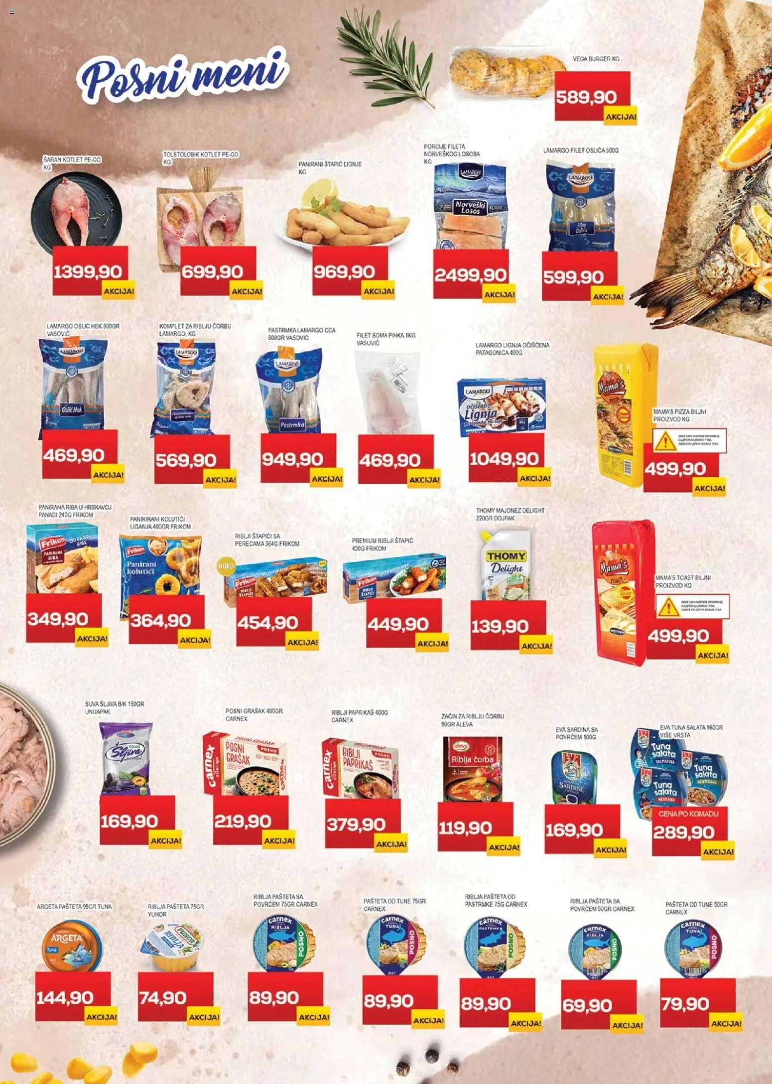 Medius katalog - važi od 02.01.2026 | Strana: 7 | Proizvode: Burger, Losos, Šljiva, Sardina