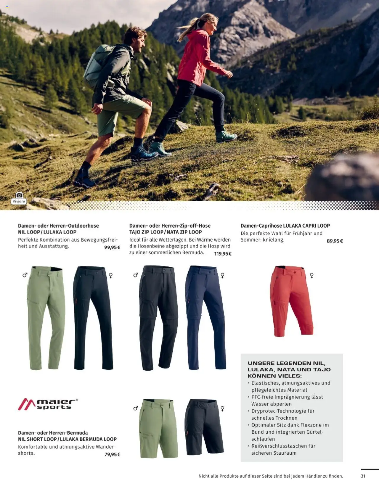 Sport2000 Mission Outdoor – gültig ab 28.03.2025 | Seite: 31 | Produkte: Bermuda, Wasser, Hose, Gürtel