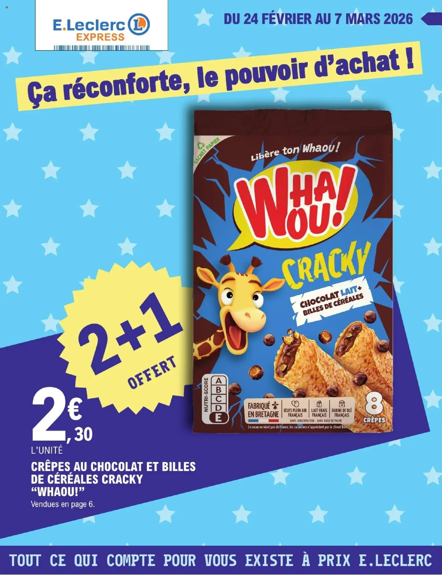 {H1} | Page: 1 | Produits: Farine de ble, Farine, Lait, Chocolat