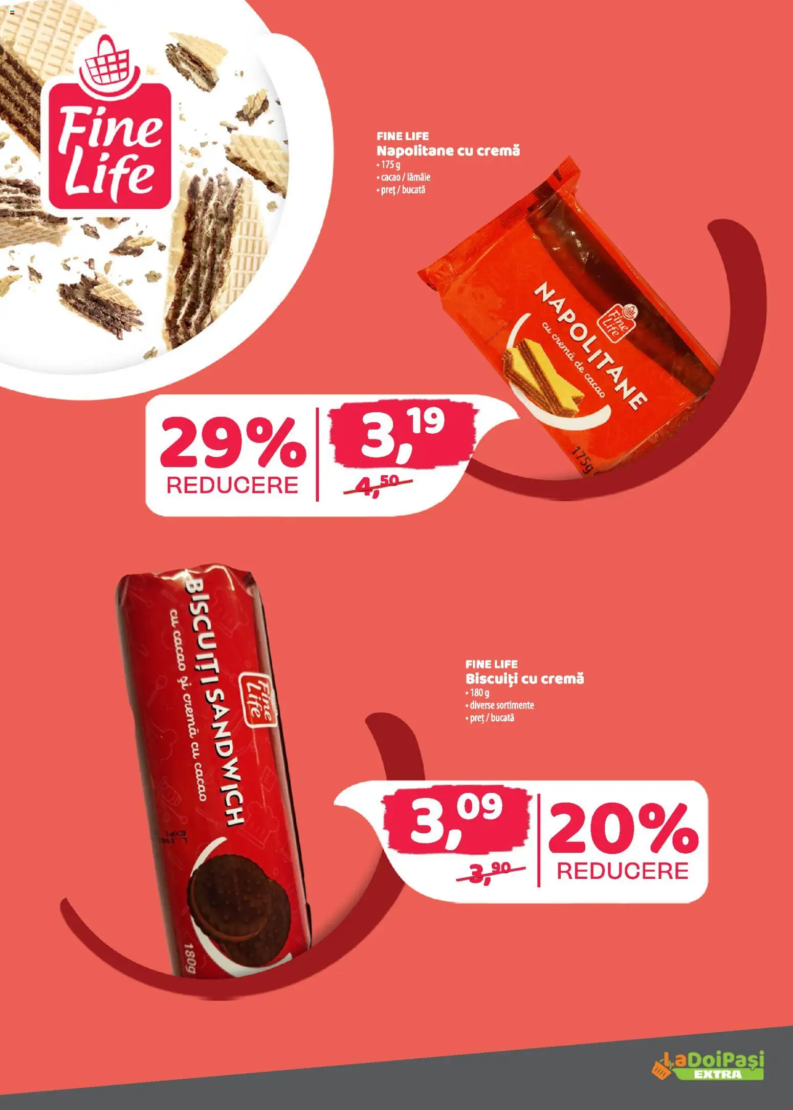 Noul catalog LaDoiPași – valabil de la 16.03.2026 | Pagină: 16 | Produse: Cremă, Cacao, Biscuiți, Lămâie