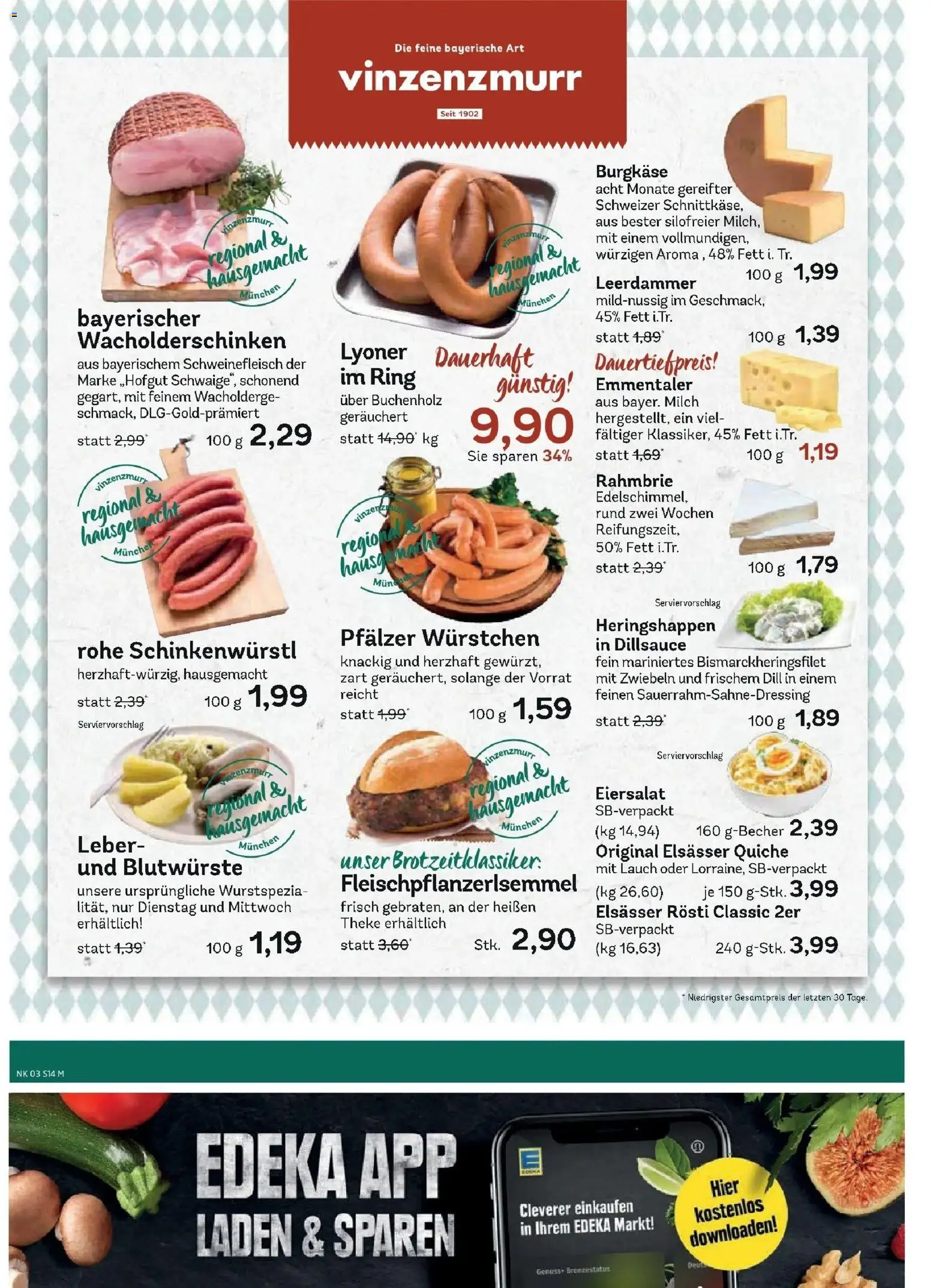 Edeka prospekt München	 – gültig ab 11.01.2026 | Seite: 16 | Produkte: Milch, Leerdammer, Zwiebeln, Schweinefleisch