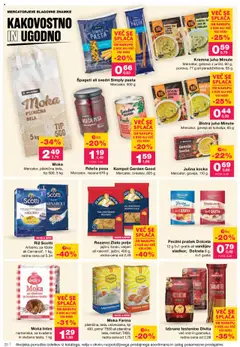 Rezanci Zlato polje, jajčni, široki, valjani ali valoviti*, jajčni, 400 g, redna cena od 2,49 │ velja od 28.08.2025 | Stran: 20