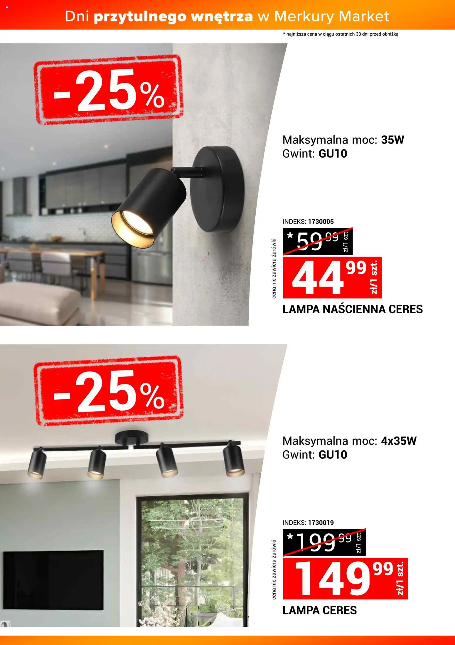 Merkury Market Gazetka - Dni przytulnego wnętrza od 22.11.2025 | Strona: 4 | Produkty: Lampa, Żarówki
